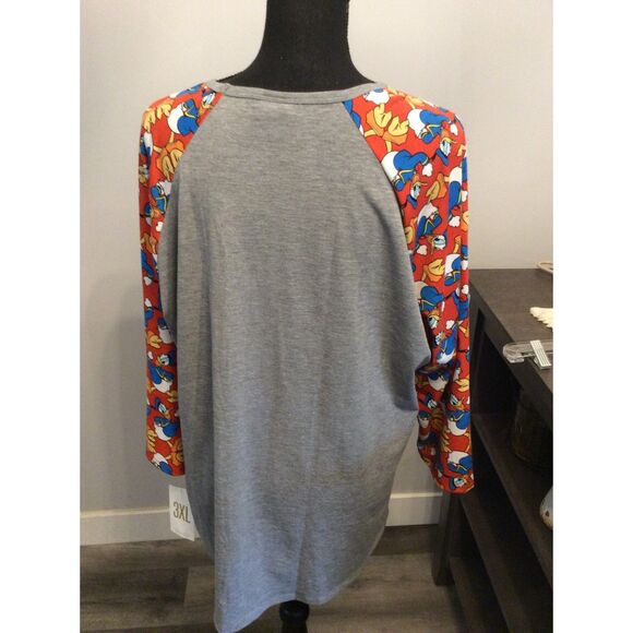 New NWt Disney Donald Duck Plus size 3X LuLaRoe Randy Jersey Tee - Picture 5 of 6